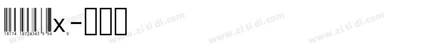 Libre Barcode39Text字体转换